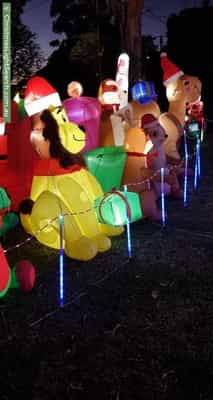 Christmas Light display at 63 Clarendon Street, Cranbourne
