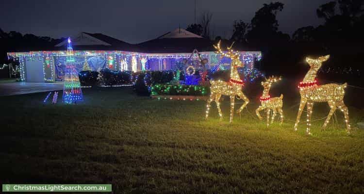 Christmas Light display at 50 Bowman Road, Londonderry