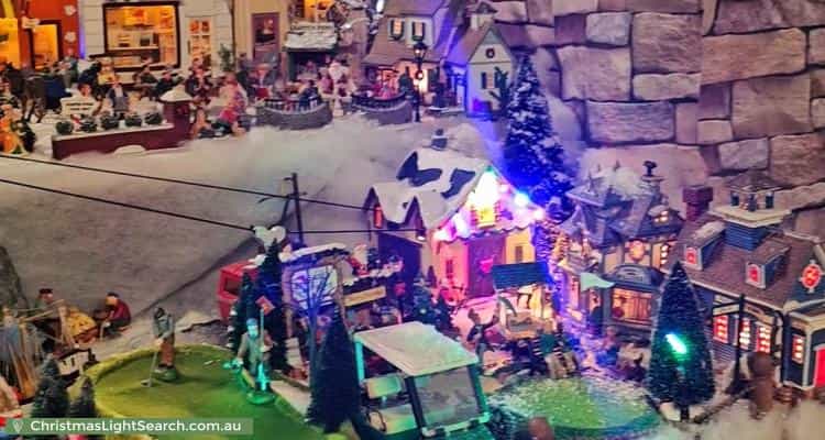 Christmas Light display at 43 Surrey Avenue, Georges Hall