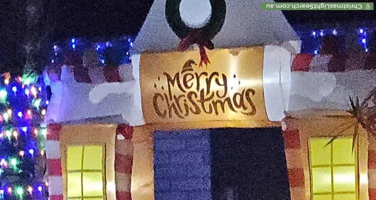 Christmas Light display at  Tasos Drive, Munno Para West