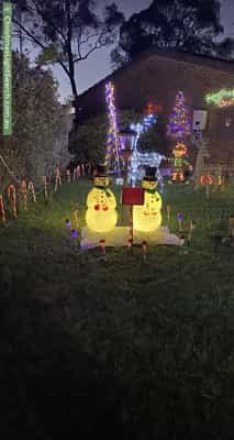 Christmas Light display at 42 Mockridge Drive, Kangaroo Flat