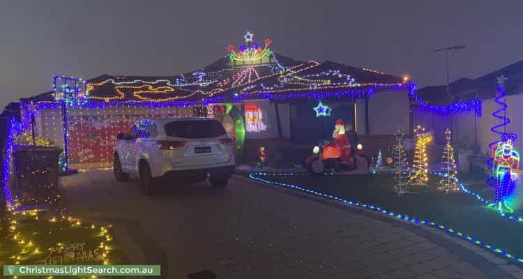 Christmas Light display at 27 Giglia Drive, Sinagra