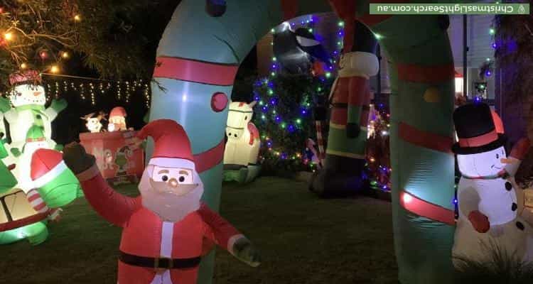 Christmas Light display at 213 Craigieburn Road, Craigieburn
