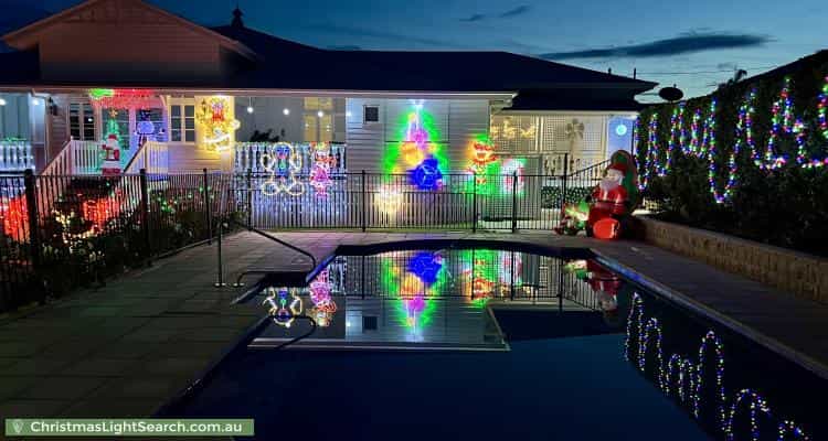 Christmas Light display at 9 Corberry Street, The Range