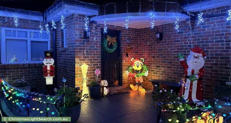 Christmas Light display at 61 Bishop Street, Oakleigh