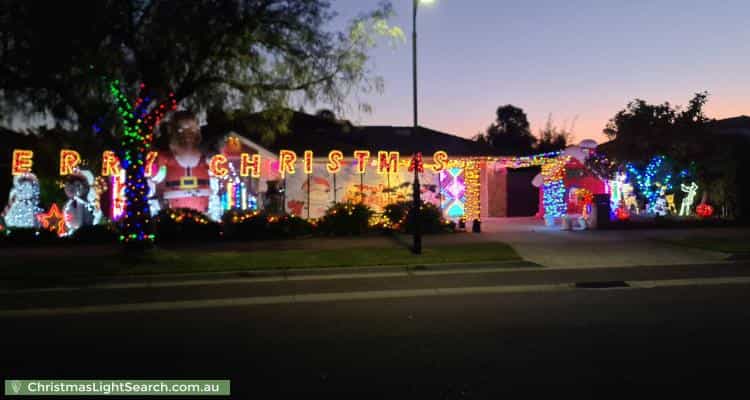 Christmas Light display at 29 Eminence Boulevard, Doreen