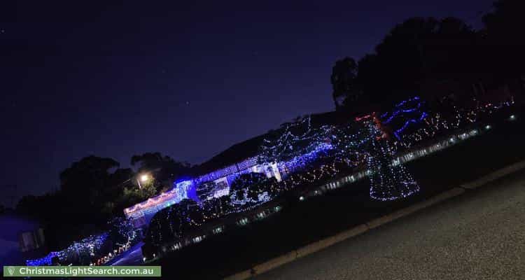 Christmas Light display at 9 Malara Street, Waramanga