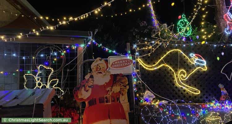 Christmas Light display at 1863 Greenhill Road, Uraidla