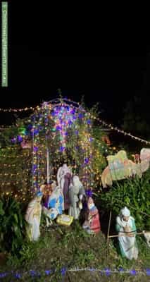 Christmas Light display at 1863 Greenhill Road, Uraidla