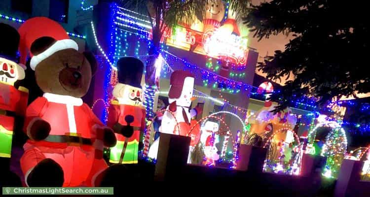 Christmas Light display at 2 The Link, Taylors Hill