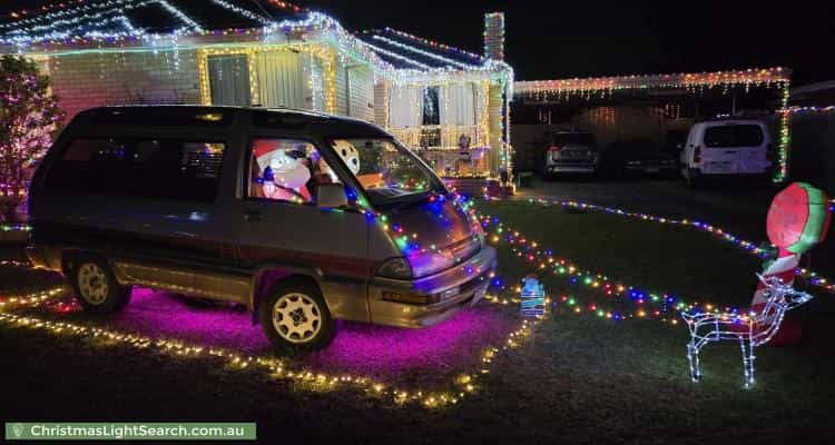 Christmas Light display at 21 Cinerea Avenue, Ferntree Gully