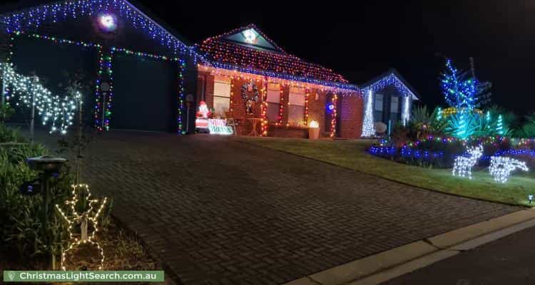Christmas Light display at  Federation Court, Bellevue Heights