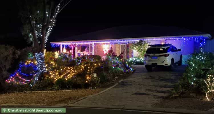 Christmas Light display at  Federation Court, Bellevue Heights
