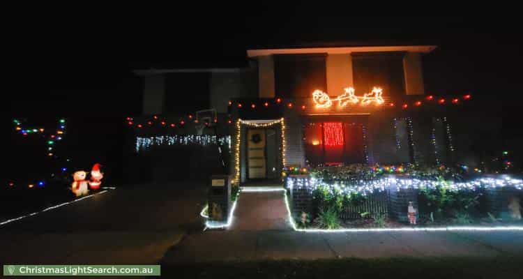 Christmas Light display at 20a Kalimna Avenue, Mulgrave