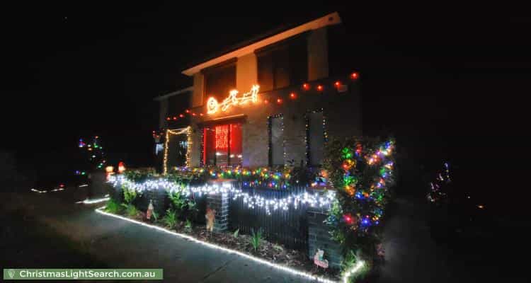 Christmas Light display at 20a Kalimna Avenue, Mulgrave