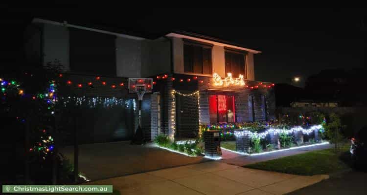 Christmas Light display at 20a Kalimna Avenue, Mulgrave