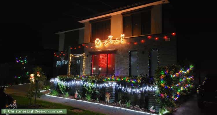 Christmas Light display at 20a Kalimna Avenue, Mulgrave