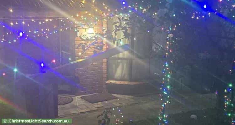 Christmas Light display at 29 Ashton Rise, Huntfield Heights