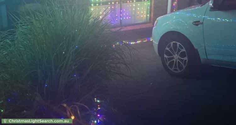 Christmas Light display at 29 Ashton Rise, Huntfield Heights