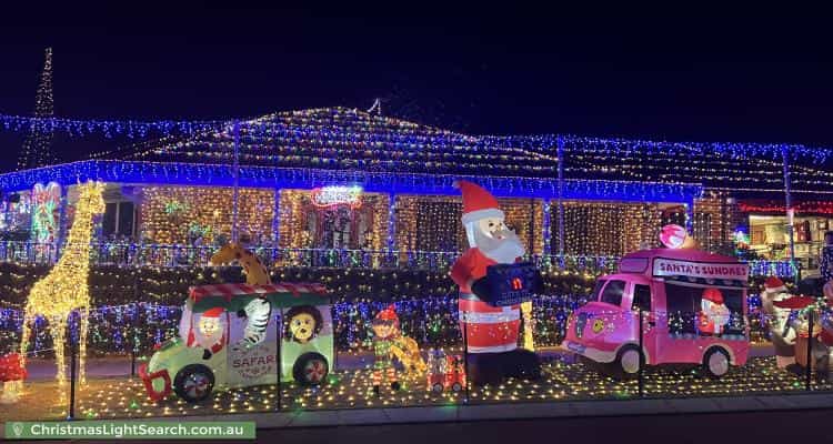 Christmas Light display at 22 Minchin Turn, Baldivis