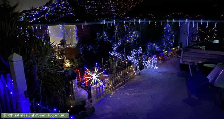 Christmas Light display at 28 Warrandyte Drive, Craigie