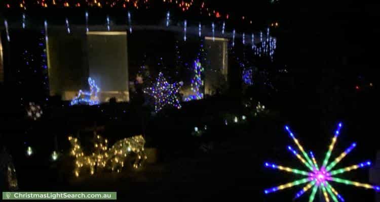Christmas Light display at 28 Warrandyte Drive, Craigie