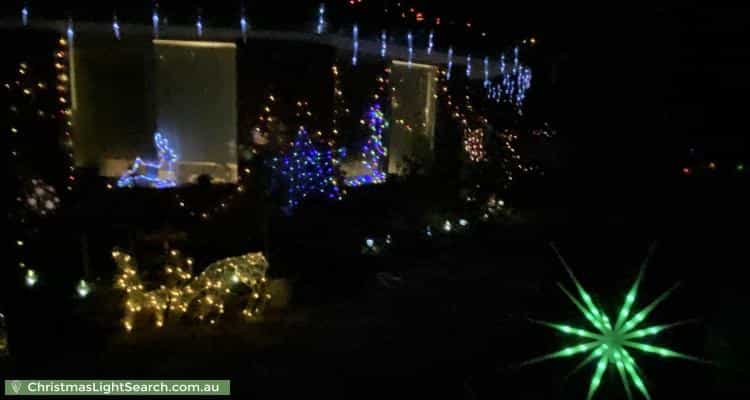 Christmas Light display at 28 Warrandyte Drive, Craigie