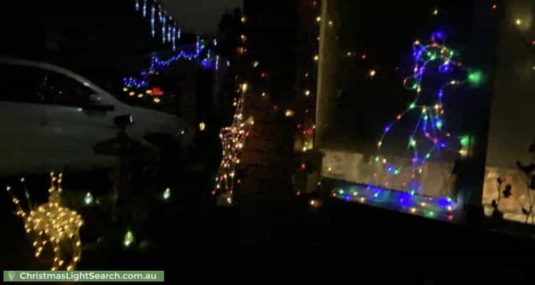 Christmas Light display at 28 Warrandyte Drive, Craigie