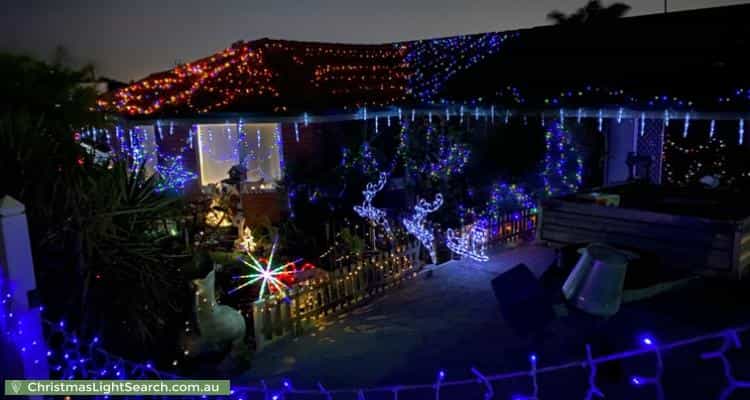 Christmas Light display at 28 Warrandyte Drive, Craigie