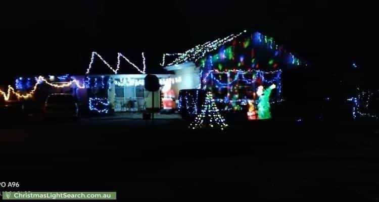 Christmas Light display at 32 Blake Road, Elizabeth South
