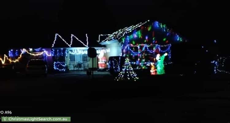 Christmas Light display at 32 Blake Road, Elizabeth South