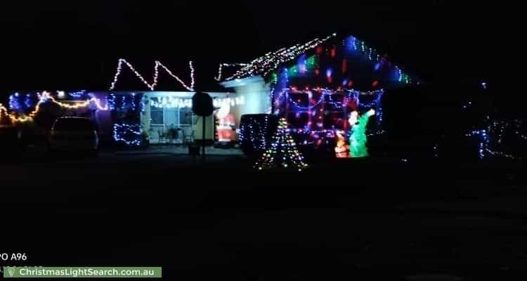 Christmas Light display at 32 Blake Road, Elizabeth South
