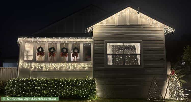Christmas Light display at 40 Elizabeth Street, Mayfield
