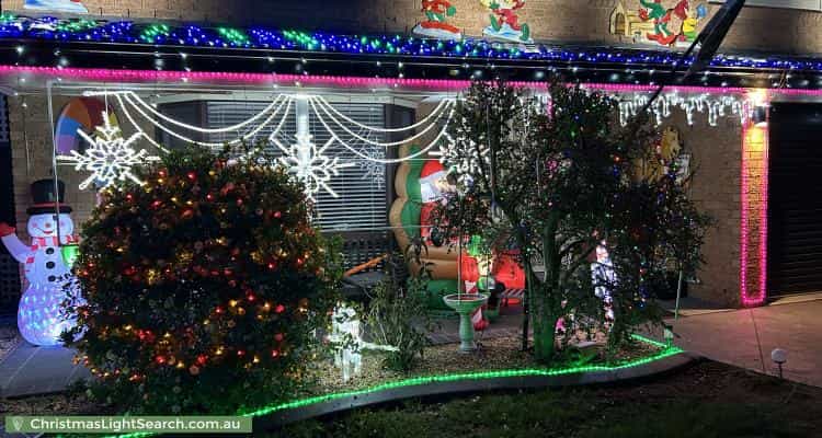 Christmas Light display at 29 Soling Crescent, Cranebrook