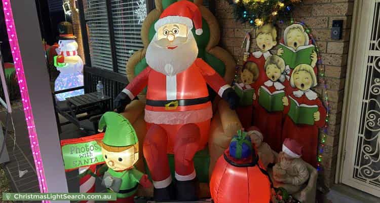 Christmas Light display at 29 Soling Crescent, Cranebrook