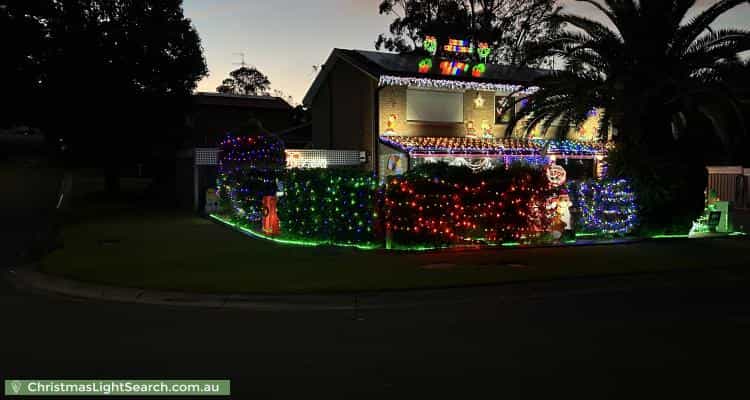 Christmas Light display at 29 Soling Crescent, Cranebrook