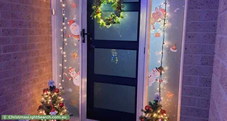 Christmas Light display at 17 Woodman Road, Eagle Point