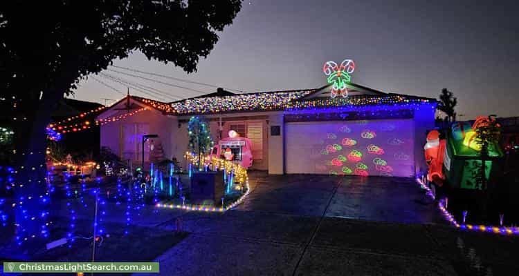 Christmas Light display at 4 Gilmore Street, Pakenham