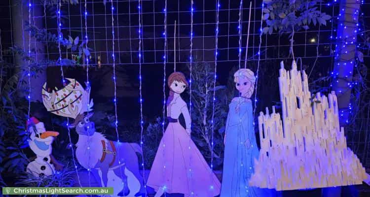 Christmas Light display at 29 Gluyas Street, Farrer