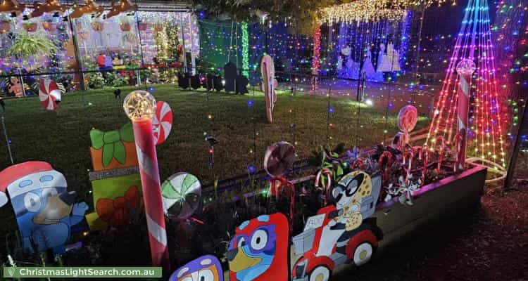 Christmas Light display at 29 Gluyas Street, Farrer