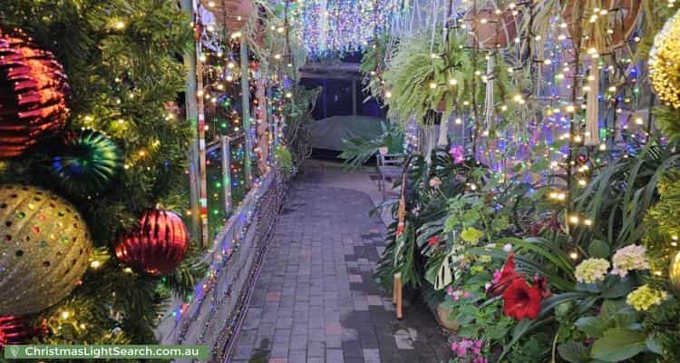 Christmas Light display at 29 Gluyas Street, Farrer