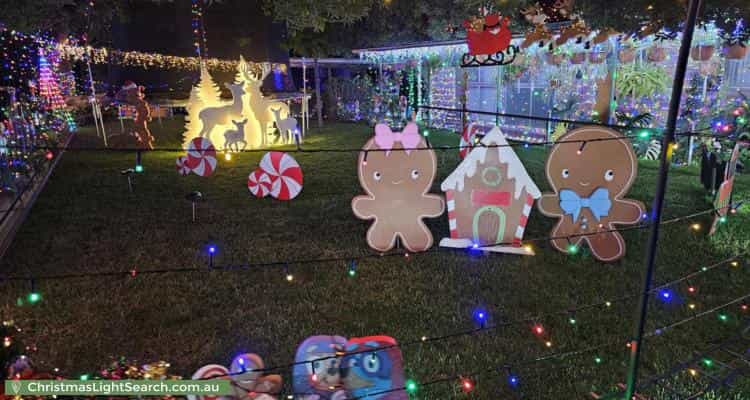 Christmas Light display at 29 Gluyas Street, Farrer