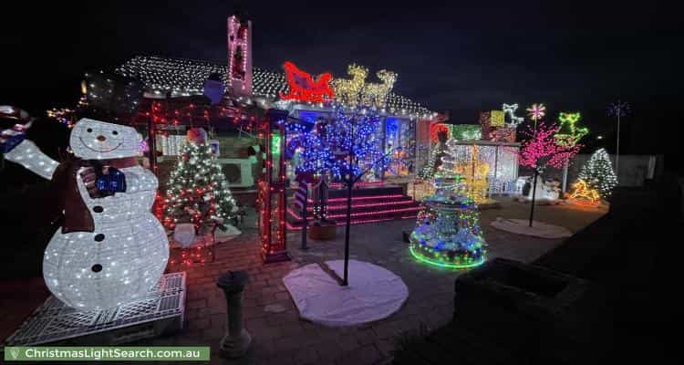 Christmas Light display at 6 Bounty Street, Warrane