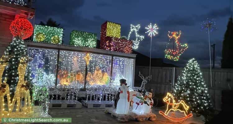 Christmas Light display at 6 Bounty Street, Warrane