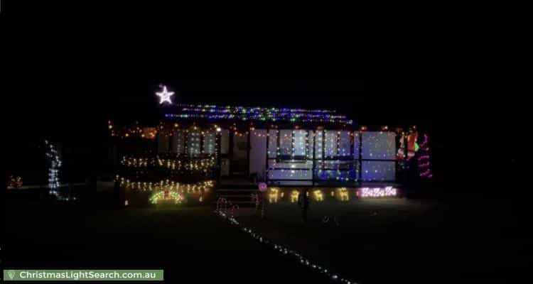 Christmas Light display at 150 Samarai Road, Whalan