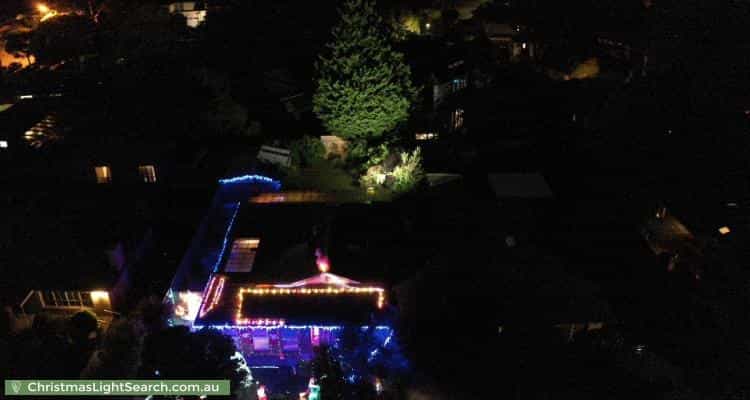 Christmas Light display at 4 Plymouth Street, Glen Waverley