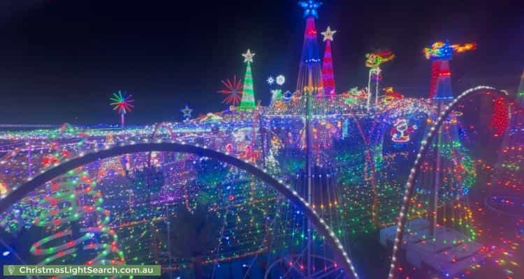 Christmas Light display at 11 Kristina Court, Pakenham