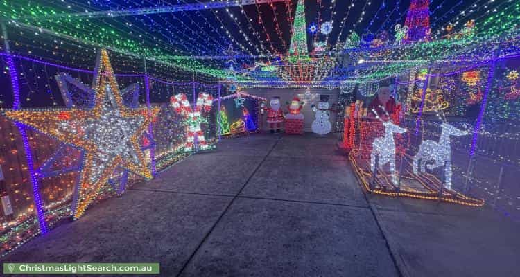 Christmas Light display at 11 Kristina Court, Pakenham
