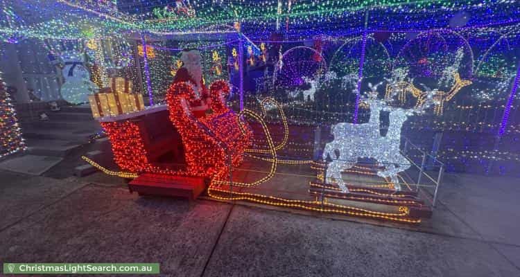 Christmas Light display at 11 Kristina Court, Pakenham