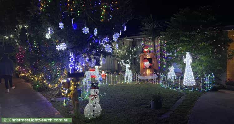 Christmas Light display at 35 McAuley Drive, Rosanna
